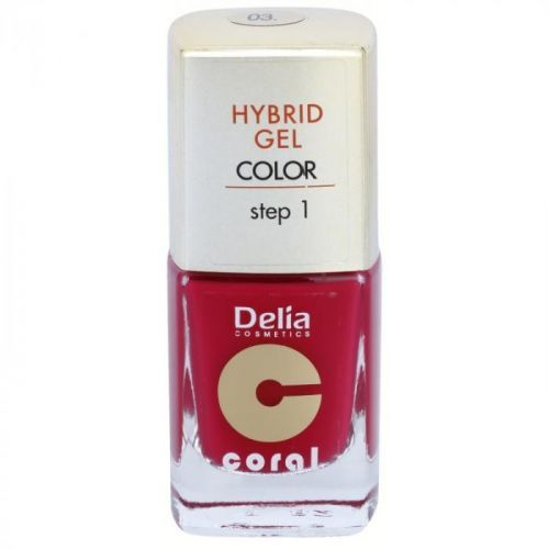 Delia Cosmetics Coral Nail Enamel Hybrid Gel Gel Nail Polish Shade 03  11 ml