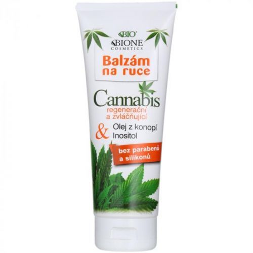 Bione Cosmetics Cannabis Regenerating and Softening Hand Balm 205 ml