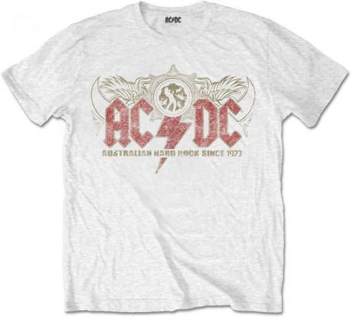 AC/DC Unisex Tee Oz Rock White XXL