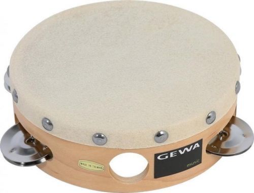 GEWA 841300 Tambourine Traditional with Shells 6''