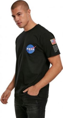 NASA Insignia Logo Flag Tee Black S