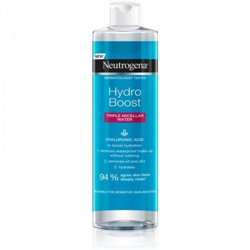 Neutrogena Hydro Boost® Face Micellar Water 3 in 1 with Moisturizing Effect 400 ml