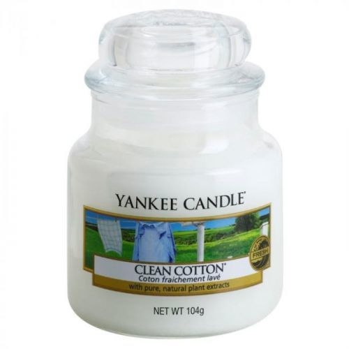 Yankee Candle Clean Cotton scented candle Classic Mini 104 g