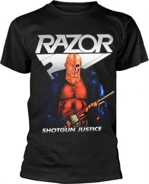 Razor (Band) Shotgun Justice T-Shirt M