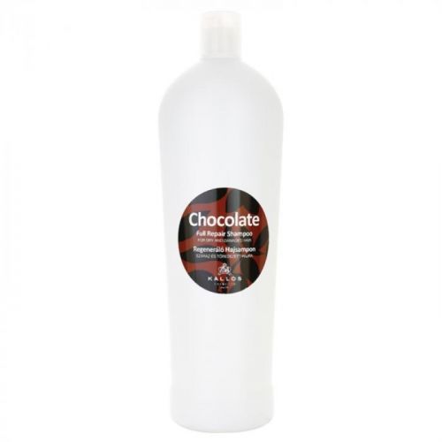 Kallos Chocolate Regenerating Shampoo for Dry and Damaged Hair 1000 ml