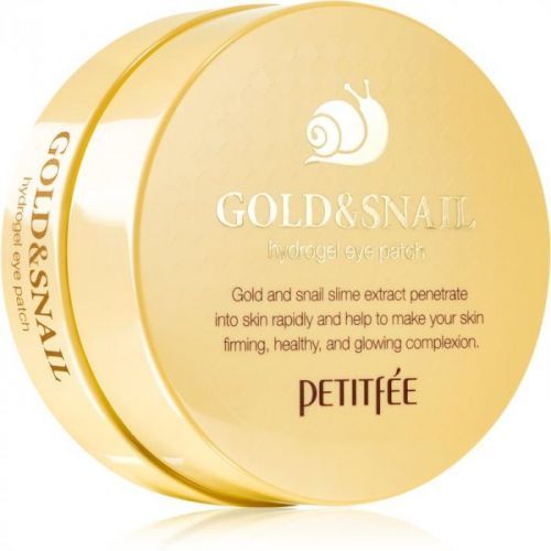 Petitfee Gold & Snail Hydrogel Eye Mask with Snail Extract 60 pc
