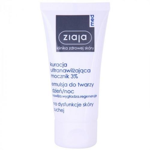 Ziaja Med Ultra-Moisturizing with Urea Regenerating and Moisturizing Cream with Smoothing Effect (3% Urea) 50 ml