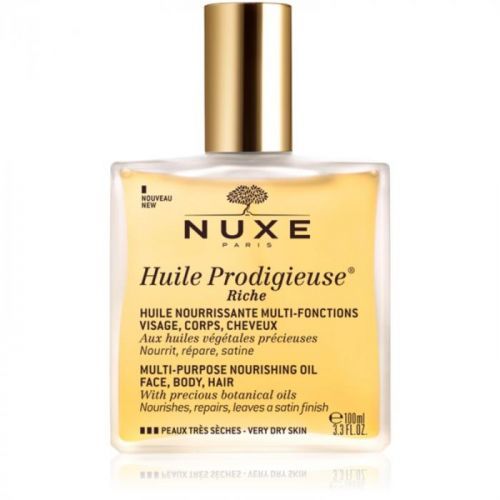Nuxe Huile Prodigieuse Riche Multi-Purpose Dry Oil For Very Dry Skin 100 ml