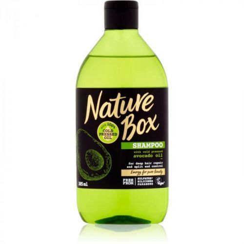 Nature Box Avocado Deeply Regenerating Shampoo for Split Hair Ends 385 ml