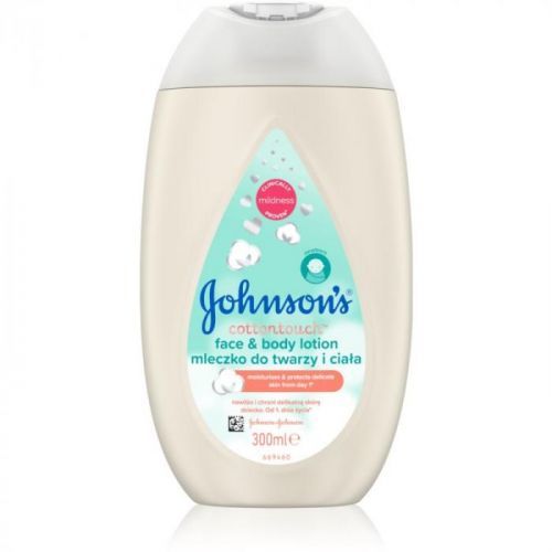Johnsons's® Cottontouch Moisturizing Face and Body Milk for Children from Birth 300 ml