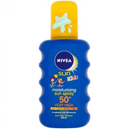 Nivea Sun Kids Kids' Colored Spray For Tanning SPF 50+ 200 ml