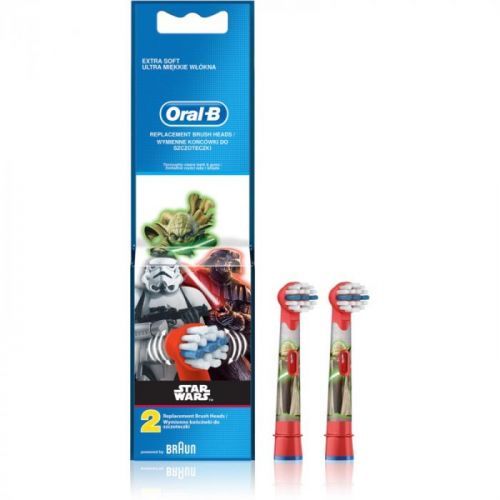Oral B Stages Power EB10 Star Wars Replacement Heads For Toothbrush 2 pcs Extra Soft