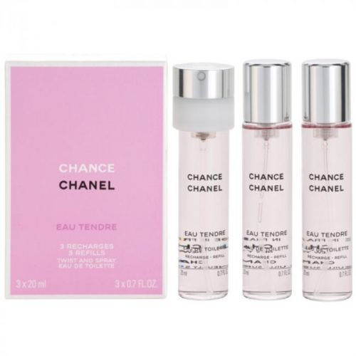 Chanel Chance Eau Tendre eau de toilette (3x refill) for Women 3x20 ml