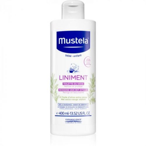 Mustela Bébé Liniment Cleansing Milk for Children from Birth 400 ml