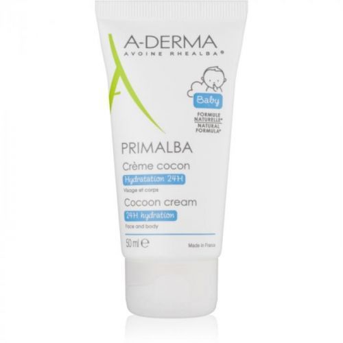 A-Derma Primalba Baby Protective Cream for Kids with Moisturizing Effect for Face and Body 50 ml