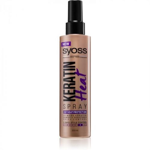 Syoss Keratin Protective Spray For Heat Hairstyling 200 ml