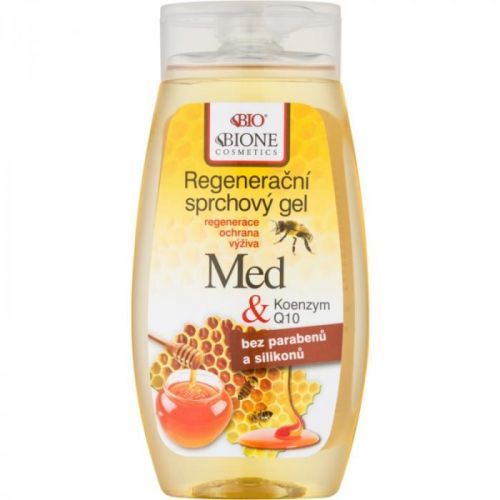 Bione Cosmetics Honey + Q10 Regenerating Shower Gel 260 ml