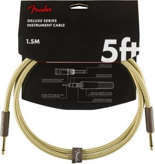 Fender Deluxe Series Instruments Cable S/S 1,5 m Tweed