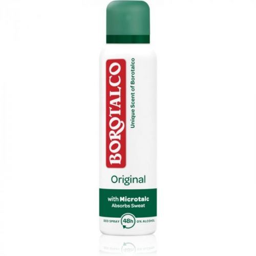 Borotalco Original Anti - Perspirant Deodorant Spray to Treat Excessive Sweating 150 ml