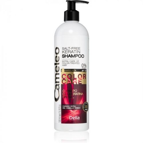 Delia Cosmetics Cameleo BB Keratin Shampoo For Coloured Or Streaked Hair 500 ml