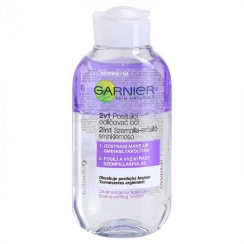Garnier Skin Naturals Strengthening Cleansing Eye Make - Up Remover 2 in 1 125 ml