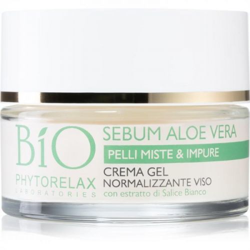 Phytorelax Laboratories Bio Sebum Aloe Vera Hydro - Gel Cream To Reduce Oily Skin 50 ml