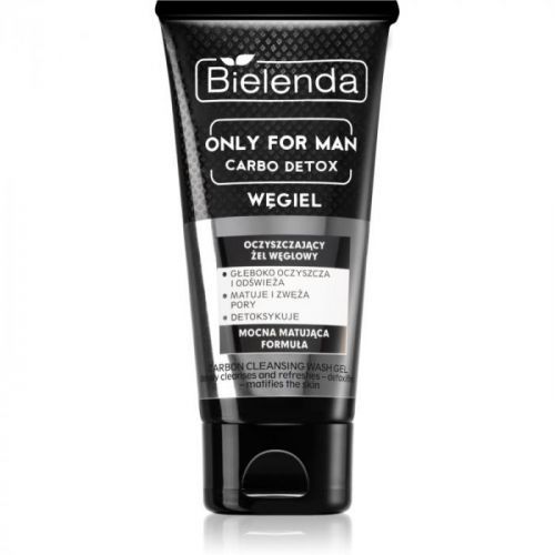 Bielenda Only for Men Carbo Detox Mattifying Cleansing Gel for Men 150 g