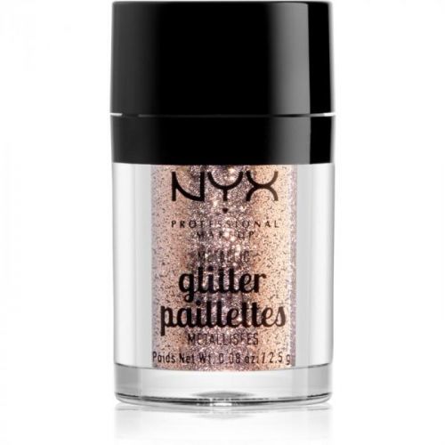NYX Professional Makeup Glitter Goals Metallic Glitter for Face and Body Shade 04 Goldstone 2,5 g