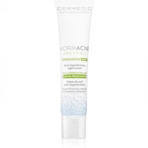Dermedic Normacne Preventi Night Cream Against Imperfections Acne Prone Skin 40 ml
