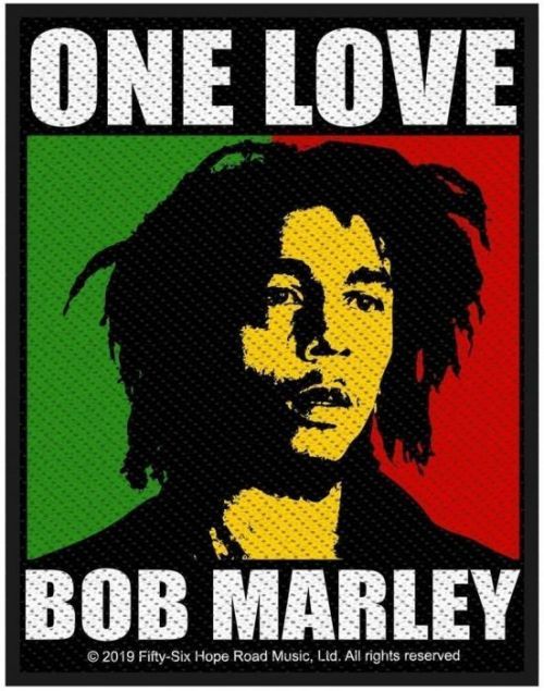 Bob Marley One Love (Packaged) Sew-On Patch