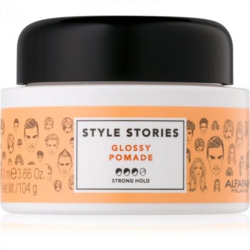 Alfaparf Milano Style Stories The Range Paste Shaping Paste Strong Firming Glossy Pomade 100 ml