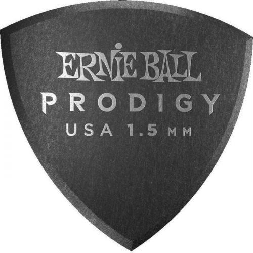 Ernie Ball Prodigy Pick 1.5 mm Black Large Shield 6-Pack