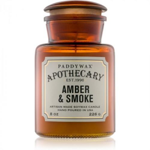 Paddywax Apothecary Amber & Smoke scented candle 226 g