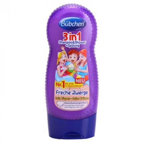 Bübchen Kids Shampoo, Conditioner and Shower Gel 3 in 1 230 ml