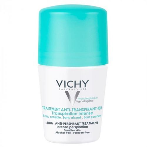 Vichy Deodorant Antiperspirant Roll-On to Treat Excessive Sweating 48h  50 ml