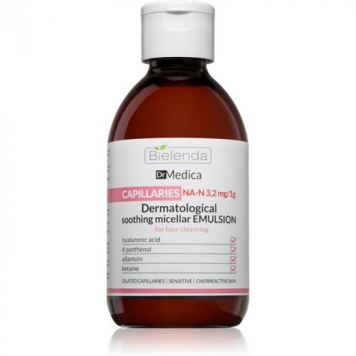 Bielenda Dr Medica Capillaries Soothing Micellar Water for Skin Prone to Redness 250 ml