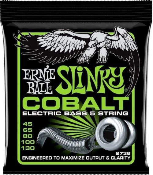 Ernie Ball 2736 Cobalt Slinky Bass 5 45-130