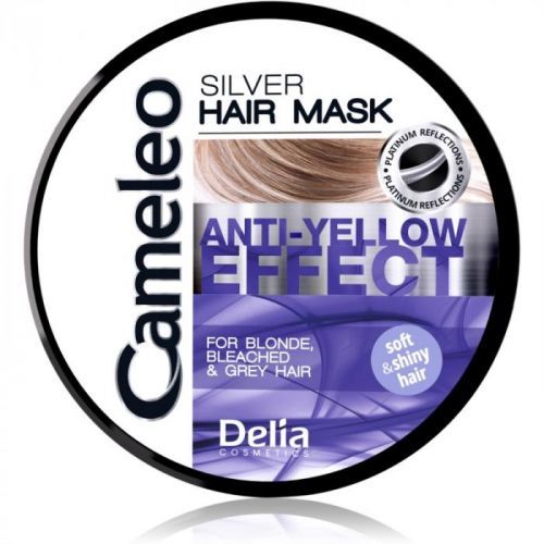 Delia Cosmetics Cameleo Silver Hair Mask for Yellow Tones Neutralization 200 ml