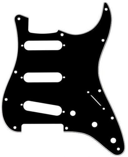 Fender 3-Ply 11-Hole Mount Stratocaster Pickguard Black