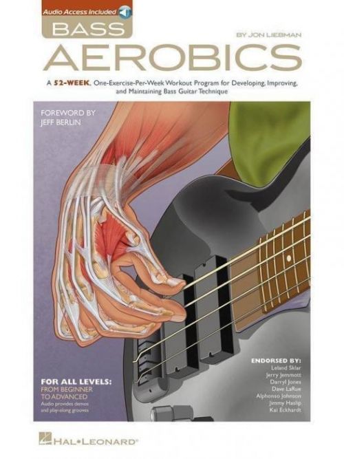 Hal Leonard Bass Aerobics Book with Audio Online