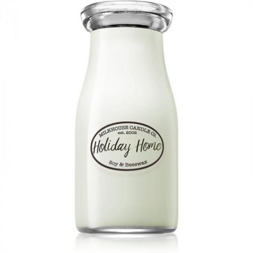 Milkhouse Candle Co. Creamery Holiday Home scented candle Milkbottle 227 g