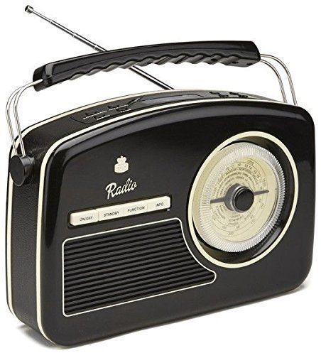 GPO Retro Rydell Nostalgic DAB Radio Black