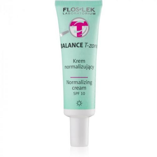 FlosLek Laboratorium Balance T-Zone Normalizing Day Cream SPF 10 50 ml