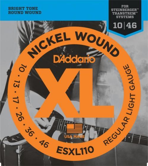 D'Addario ESXL 110 Steinberger Nickel Round Wound