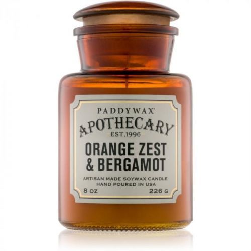 Paddywax Apothecary Orange Zest & Bergamot scented candle 226 g