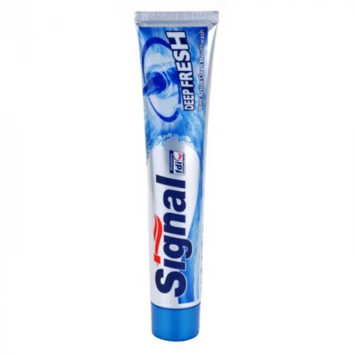 Signal Deep Fresh Toothpaste For Fresh Breath Flavour Aqua Mint 75 ml