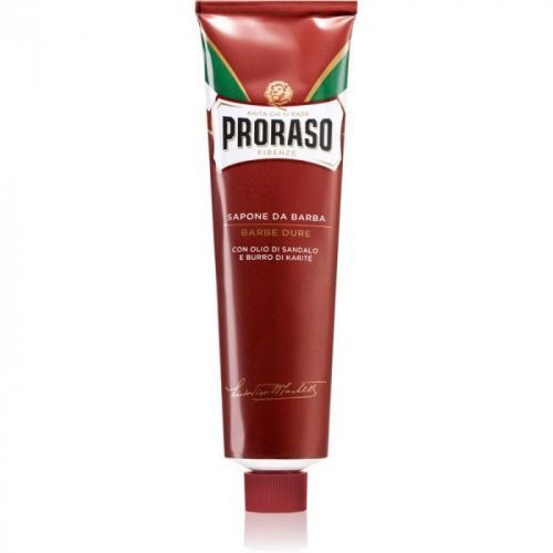 Proraso Red Shaving Soap for Coarse Facial Hair In Tube 150 ml