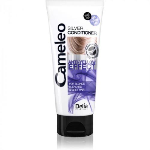 Delia Cosmetics Cameleo Silver Conditioner for Blonde and Grey Hair for Yellow Tones Neutralization 200 ml