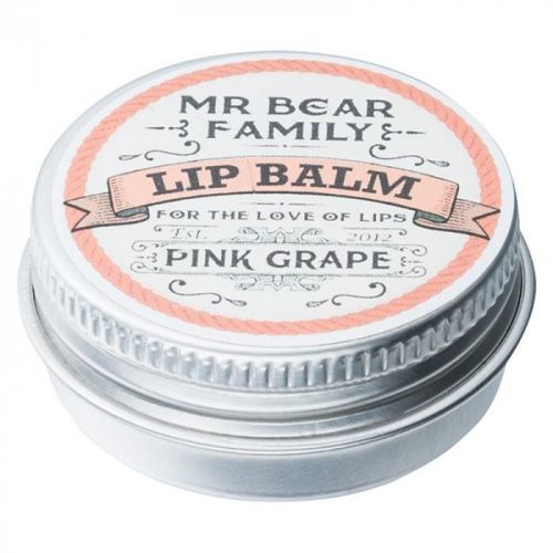 Mr Bear Family Pink Grape Lip Balm for Men 15 ml