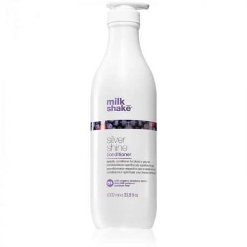 Milk Shake Silver Shine Conditioner for Blonde Hair for Yellow Tones Neutralization 1000 ml